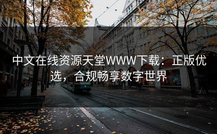 中文在线资源天堂WWW下载：正版优选，合规畅享数字世界